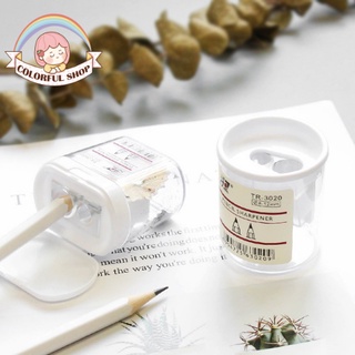 Gọt Bút Chì Bằng Nhựa Dạng Hộp Đựng Tiện Dụng Cho Học Sinh