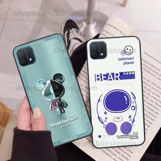 Ốp Oppo A16k hình gấu bear brick đẹp độc lạ, thời trang, cá tính