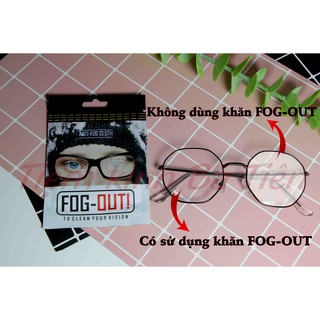 Khăn lau nano chống bám bụi, chống bám hơi nước, chống bám nước FOG-OUT