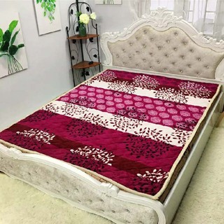 [DEAL HOT CHÀO ĐÔNG] Thảm nỉ lông cừu trải giường, trải sàn cao cấp 3 lớp- Mẫu TUYẾT TÍM- sallyphuongmai
