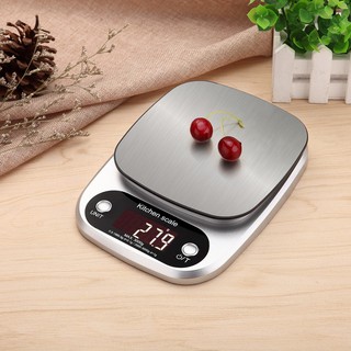 Cân tiểu ly điện tử nhà bếp mini định lượng 1g - 5kg làm bánh độ chính xác cao kèm 2 viên pin AAA