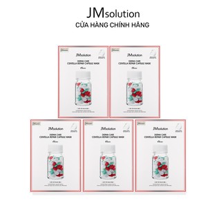 Combo 5 Mặt Nạ JMSolution Derma Care Centalla Repair Capsule Mask Phục Hồi Dành Cho Da Hư Tổn 30ml x5