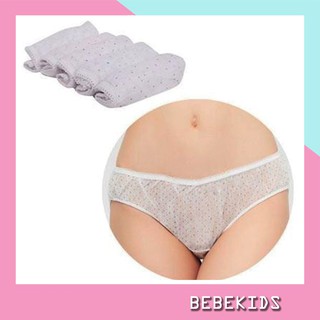 [Sale sập sàn] sét 5 quần lót giấy cho mẹ bầu và sau sinh, quần lót bầu mặc một lần, quần lót nữ kháng khuẩn