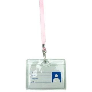 Bảng Tên Ngang Dây Xoay Lụa 1018 - Mẫu 4 - Màu Hồng