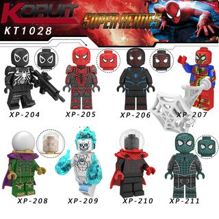 [Mã TOYDEC hoàn 20K xu đơn 50K] Minifigures Spider Man Phiên Bản Spider-Man Far From Home Mẫu Siêu Đẹp Của Koruit KT1028