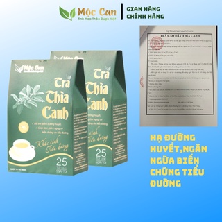 Trà dây thìa canh túi lọc Mộc Can giảm đường huyết phòng ngừa biến chứng tiểu đường gói 25 túi lọc
