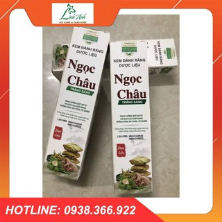 Kem đánh răng dược liệu Ngọc Châu Trắng sáng 100g