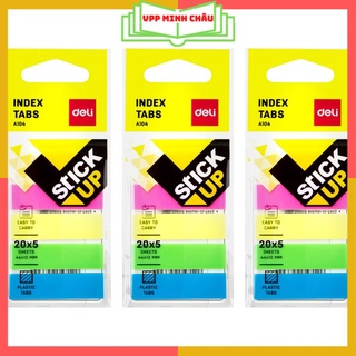 Giấy phân trang Deli -5 Màu- 100 tờ/tệp - EA10602