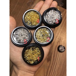 Hũ phụ kiện que đính móng nail hũ phụ kiện mix