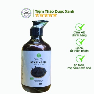 Dầu gội đầu bồ kết Tiệm Thảo Dược Xanh dầu gội đầu thảo dược giảm gàu, nấm, giảm ngứa, giảm rụng tóc