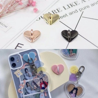 Hook tim dán ốp điện thoại gắn strap keyring phong cách Hàn Quốc (có sẵn keo dán)