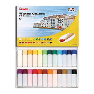 Màu nước pentel tuýp nhựa 24 -18-12 màu loại đẹp