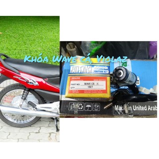 ổ khóa 8 cạnh wave cá 100cc (chống trộm cho xe máy Honda tám cạnh hiệu INF)