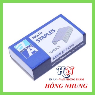 [ Hàng Hót]1 Hộp Nhỏ Kim Bấm Số 10 Nhãn Hiệu Double, Thương Hiệu Uy Tín, Chất Lượng Tốt