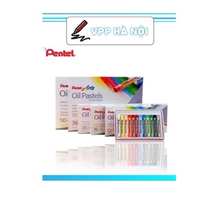 Bộ Màu sáp dầu Pentel Oil Pastel PHN 50 màu Văn Phòng Phẩm Hà Nội