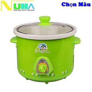 Nồi Kho Cá, nồi nấu chậm Fujika FJ-KC15/25 dung tích 1.5L/2.5L dùng điện, bảo hành 12 tháng, màu ngẫu nhiên