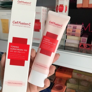 Kem chống nắng Cell Fusion c Toning sunscreen 100 spf 50+ – Vỏ hồng