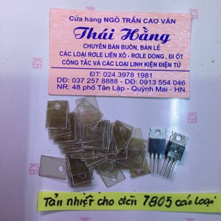 Tấm tản nhiệt cho các loại 7805 giá cho 100 chiếc
