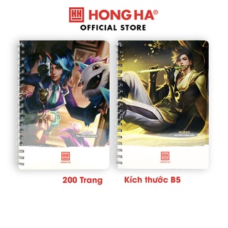 Sổ lò xo B5 Hồng Hà thiết kế hình game Liên Quân Mobile 200 trang - 4172