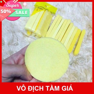 SALE!!! Bọt Biển - Bông Nở Rửa Mặt Chivey 12 Miếng