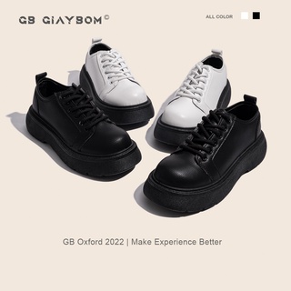 [Mã WABRMH99 giảm 12% đơn 99K]Giày Oxford Nữ Cổ Thấp Da Bóng Đế Cao 4 cm giayBOM B1619