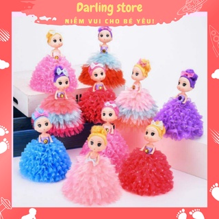 Búp Bê Barbie có đèn đồ chơi mô hình cho bé gái, Búp bê biểu cảm kích thước 18cm