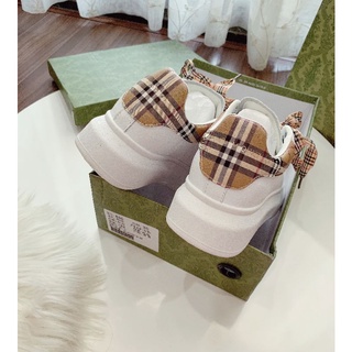 Hm(ẢNH THẬT) Giày Thể Thao Nữ McQ Caro Da Mềm Êm Fullbox