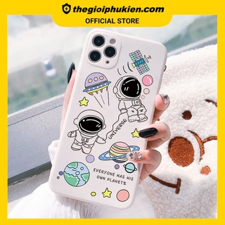 Ốp lưng iphone cạnh vuông Universe dành cho iphone 6 đến 14promax - E165