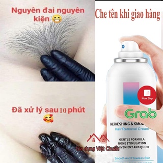 Tẩy lông vùng kín lông chân nam nữ, lông nách dạng chai xịt bọt dung tích 150ml lành tính không gây đau rát GD09