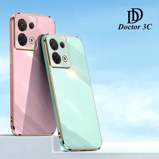 Ốp Điện Thoại Viền Vuông TPU Mềm Mạ Điện Kèm Phim Bảo Vệ Lens Cho OPPO Reno 8T 8Z 7Z 8 7 Pro Plus 5G 4G 2023