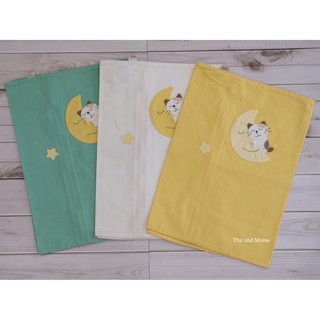 Vỏ gối size S 35x50cm Hikosen Cara Nhật Bản hình trăng