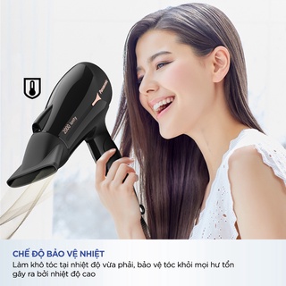 Máy sấy tóc công suất lớn 3500W, công nghệ bảo vệ và chăm sóc tóc bóng mượt Pinky Shop mã MSTL1