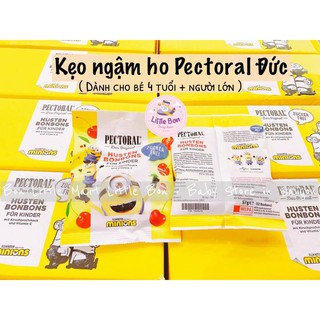 Kẹo ngậm ho thảo dược Pectoral Husten Bonbons Đức 57gr cho bé 4Y+_Date 12/2024