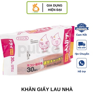 Khăn giấy cho cây lau nhà - Khăn giấy lau nhà dùng 1 lần giúp chống khuẩn, lấy đi bụi bẩn hiệu quả