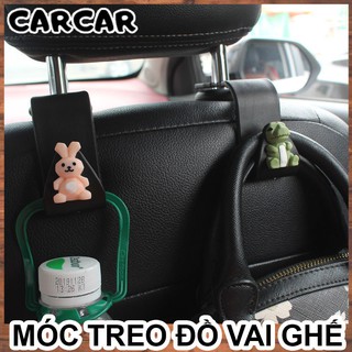Móc treo đồ vai ghế ô tô gắn hoạ tiết động vật xinh xắn