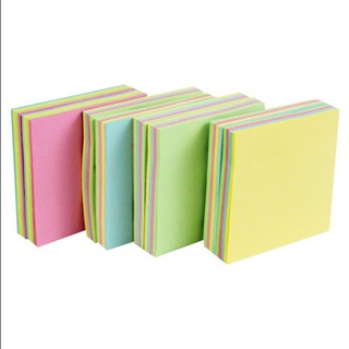 Giấy Note Hình Chữ Nhật 4 màu nổi bật (100 tờ - 3 kích thước)