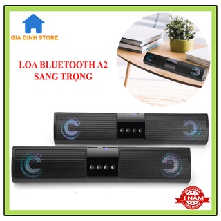 Loa bluetooth A2/ A36 dáng dài sang trọng, âm thanh trung thực, bass trầm, led nháy theo nhạc, thích hợp đặt phòng khách