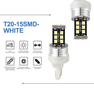 Bộ Đèn Led Chân T20 7443 - 15 SMD 2835 Đèn 12V-24V Đèn Xi Nhan, Đèn Demi, Đèn Lùi Ô tô Xe Máy
