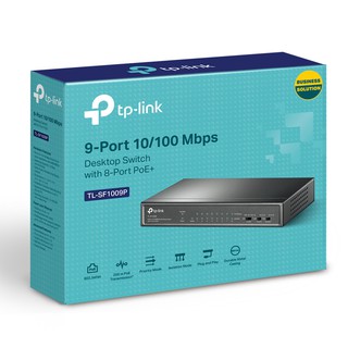 [Mã 253ELSALE hoàn 7% đơn 300K] Bộ chia mạng TP-Link TL-SF1009P 8 cổng POE (Chính Hãng TP-Link Việt Nam)