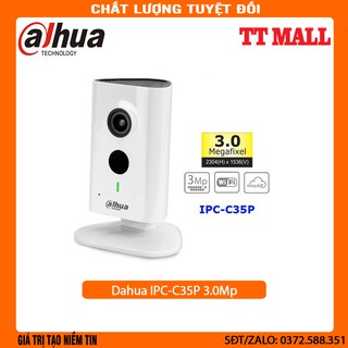 {Giá Hủy Diệt} Camera wifi không dây dahua c35p 3.0 megapixel - hàng chính hãng - bảo hành 2 năm .