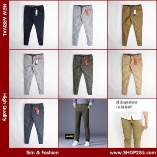 Quần kaki nam 7 màu  slimfit ôm vừa không ôm sát  chất kaki co giãn thoải mái mềm mịn cao cấp dễ phối đồ QKSD1