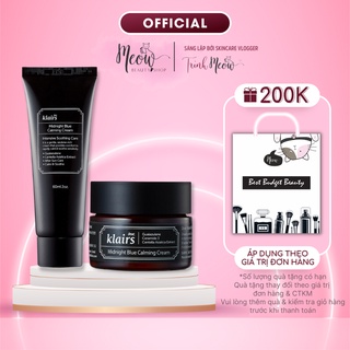 Kem dưỡng Klairs phục hồi da ban đêm Midnight Blue Calming Cream (30g-60g)