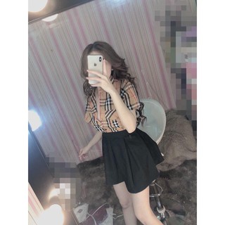 Áo sơ mi kẻ sọc b.b.r siêu sang 2 túi ngực hot hit sang chảnh