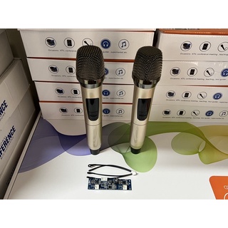 Bộ 2 mic loa kéo không dây - Micro không dây bo mạch rời dùng cho loa kéo hoặc bộ micro không dây