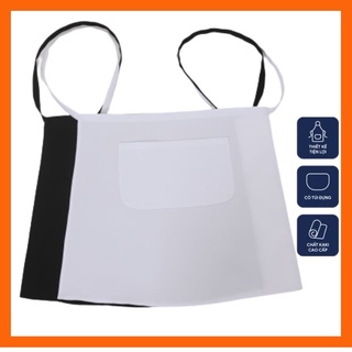 Combo 2 tạp dề ngắn nửa người thích hợp phục vụ nhà hàng, quán cafe - Dành cho nam, nữ nhân viên - Vải kaki Hàn mát, đẹp