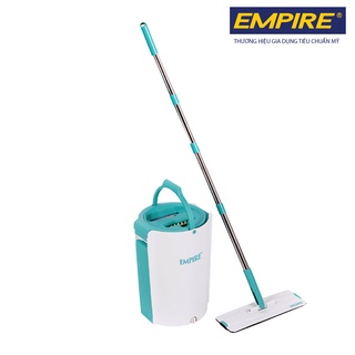 Bộ lau nhà hai ngăn nước sạch nước thông minh tự động vắt gồm 02 miếng bông lau EMPIRE ECL311