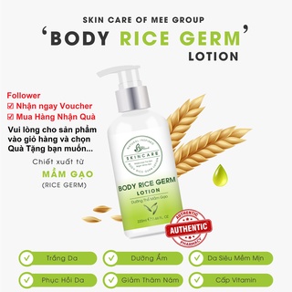 Dưỡng Thể, Dưỡng Ẩm Mầm Gạo MEE NATURAL (220ml) [Chính Hãng]