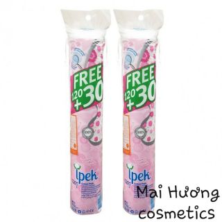 Bông Tẩy Trang IPEK Cotton Pads 150 Miếng (120+30)