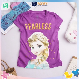 Set 3 áo bé gái vải xuất hình Elsa, ngựa Pony 4-14T