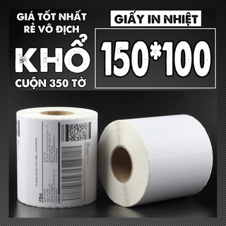 Giấy in nhiệt decal cho đơn hàng TMĐT khổ A6, A7 cho máy in dPos PR421, Abit Q900, DT108B XP470B, XP420B, HPRT N41